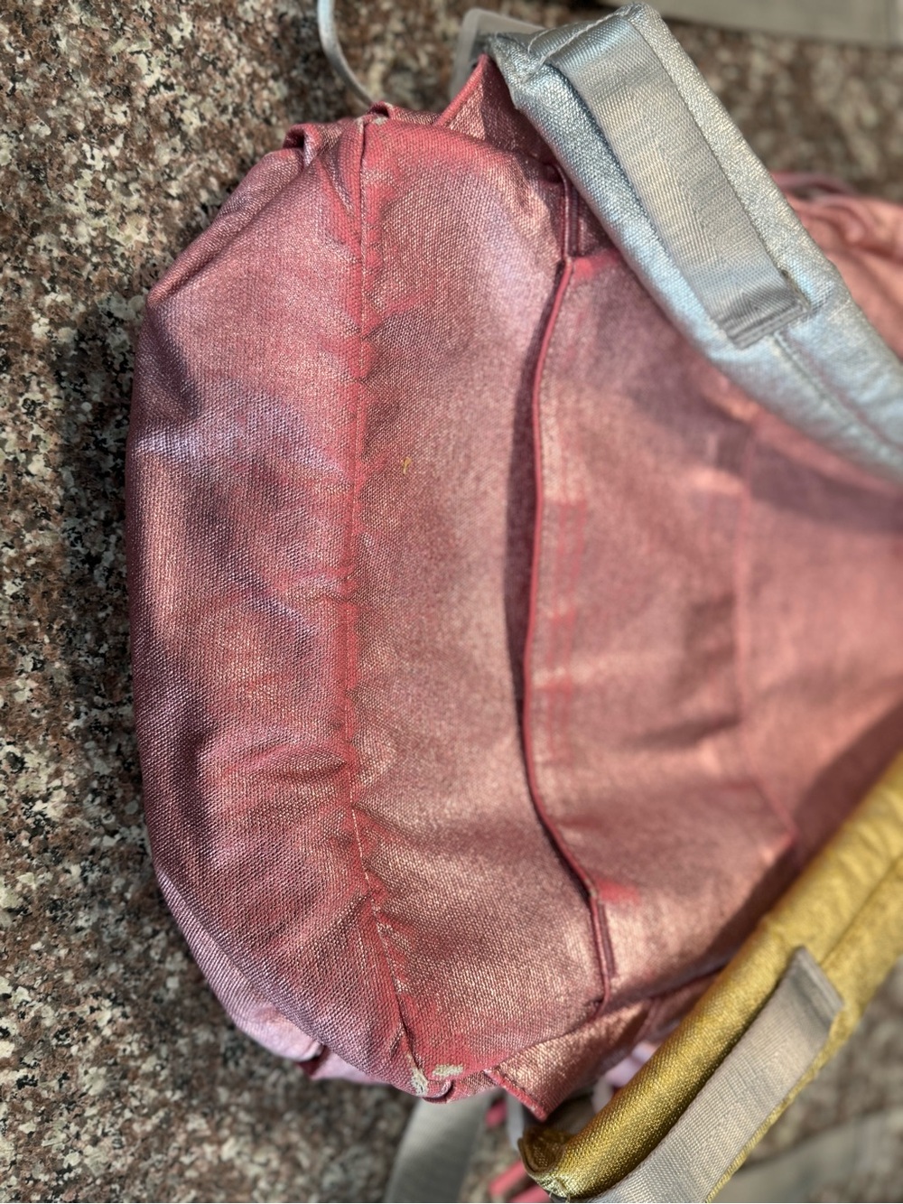 STATE Shimmer Pink Mini Backpack - Picture 3 of 5